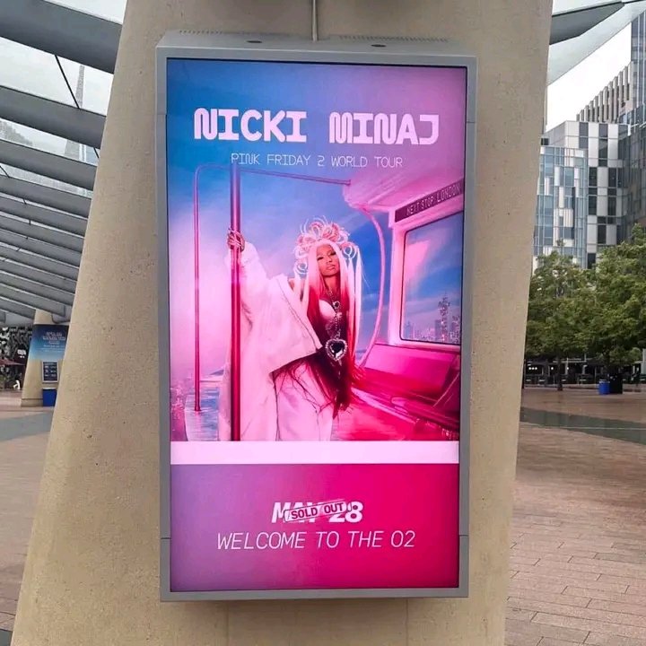 🏆| #NickiMinaj becomes the only female  rapper in history to perform & sell out the O2 Arena THREE times. 
— doing so in 2015, 2019 & 2024. #GagCityLondon