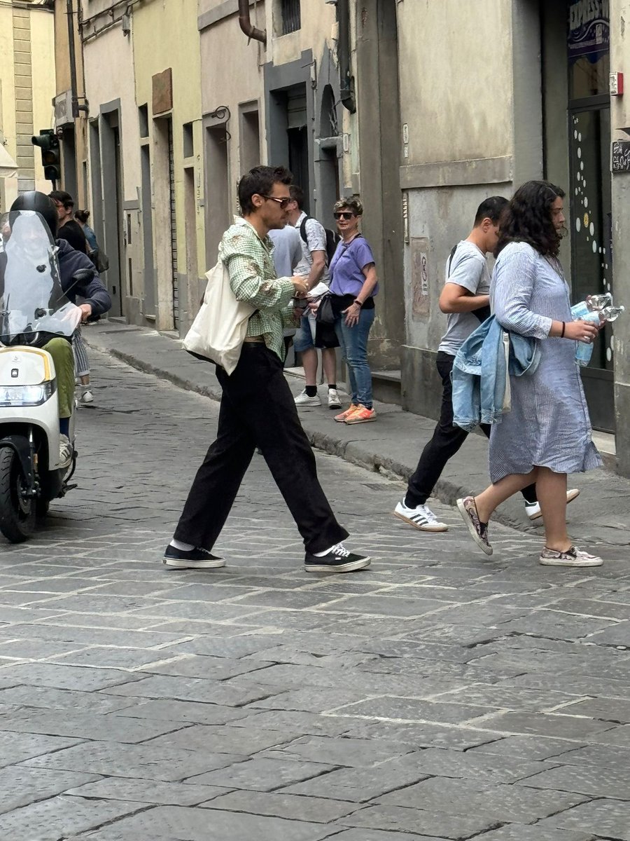 Harry out and about in Florence, Italy recently!