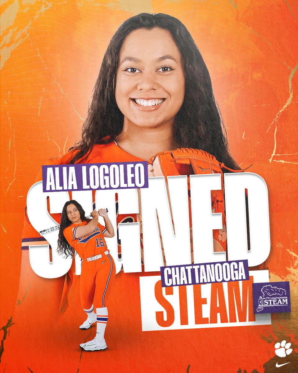 ✨ Pro Tiger ✨

Congrats to Alia Logoleo on signing with the Chattanooga Steam for their inaugural season! 

🗞️ clemsontigers.com/2024-logoleo-i…