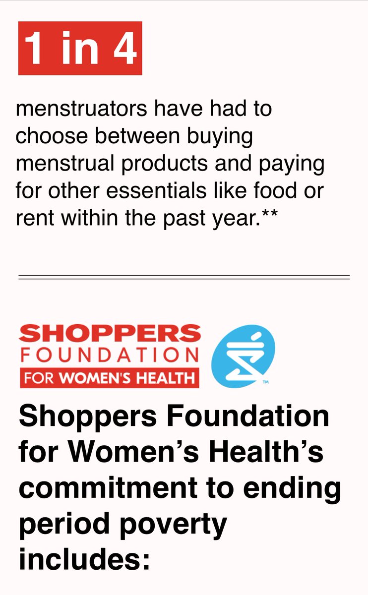 You’ve got to be kidding me @ShopprsDrugMart . You can’t talk about Women’s Health and then refer to menstruators in the same pitch. 

Only women have periods. 

Corporate level virtue signalling is the most aggravating because it’s actually not compelled! They are choosing to be