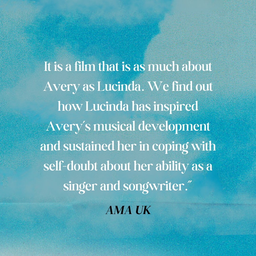 “For me 'Finding Lucinda' is a story about our sense of worthiness as artists and people. I never expected that I would find in those musicians I admire so deeply the same struggle--to face the blank page in spite of our uncertainties." - Avery Hellman

#FindingLucinda