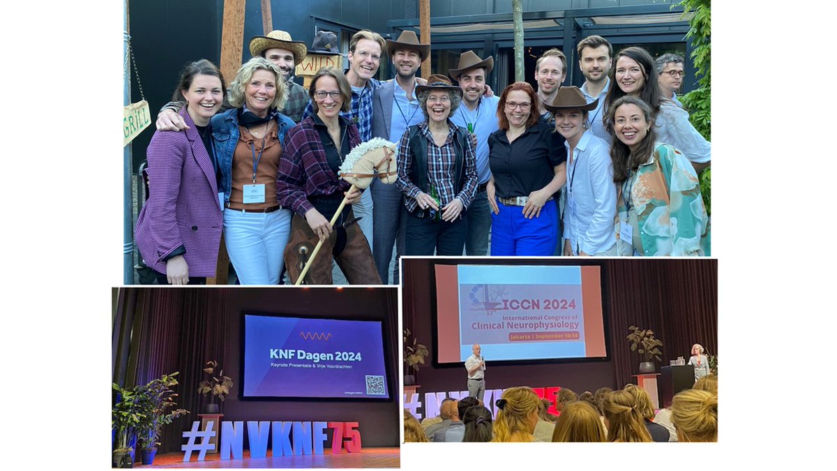 [Dutch Society for Clinical Neurophysiology] The Dutch Society for Clinical Neurophysiology (“NVKNF”) celebrated its 75th anniversary with 2 days of getting together for great teaching courses, a well-attended conference, and a very lively party in Western-style. At 75 we’re more