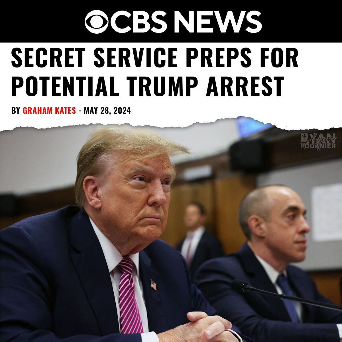 The USSS has met with local authorities for the potential outcome of President Trump being jailed. If this happens, Trump is essentially given the keys to the White House for a second term. Never in history has this ever happened, and it will reaffirm what we have all