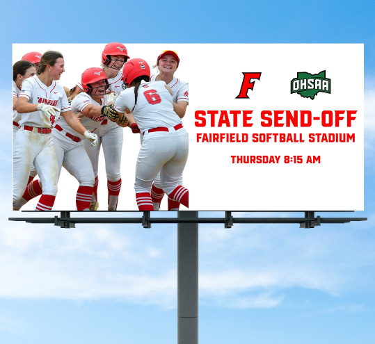 Join us as we send @FairfieldSB to State!

Thursday 8:15AM at Creekside Middle School
#FairfieldPride #OneTribe