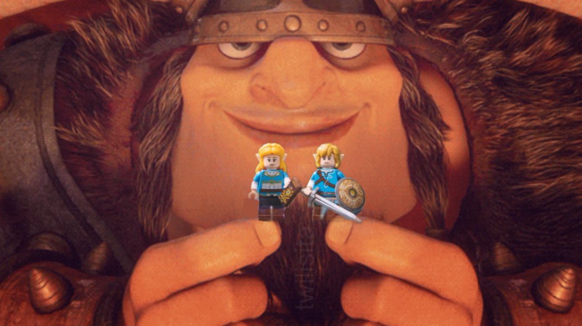 twilisita's tweet photo. me with lego botw zelink https://t.co/HBiduAj3gf