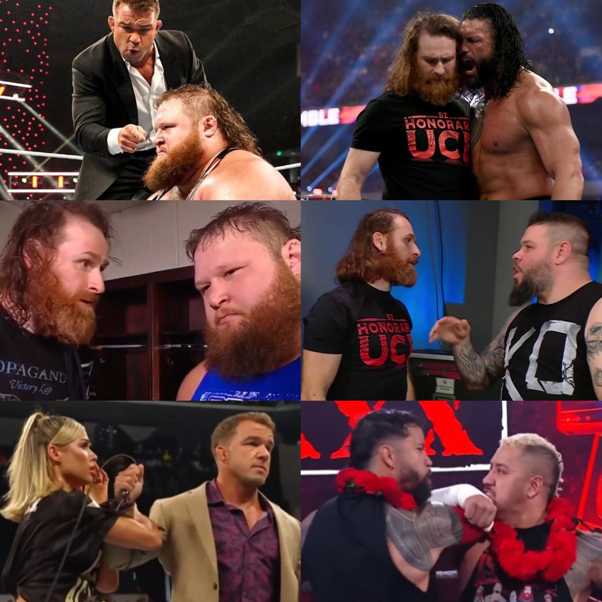 The Bloodline & Alpha Academy's storylines are very similar.

Chad Gable treating Otis badly like Roman Reigns did to Sami Zayn.

Sami trying to get through to Otis like KO did with him.

Maxxine stopping Gable's attack on Otis like Jey Uso stopped Solo Sikoa attacking Sami.