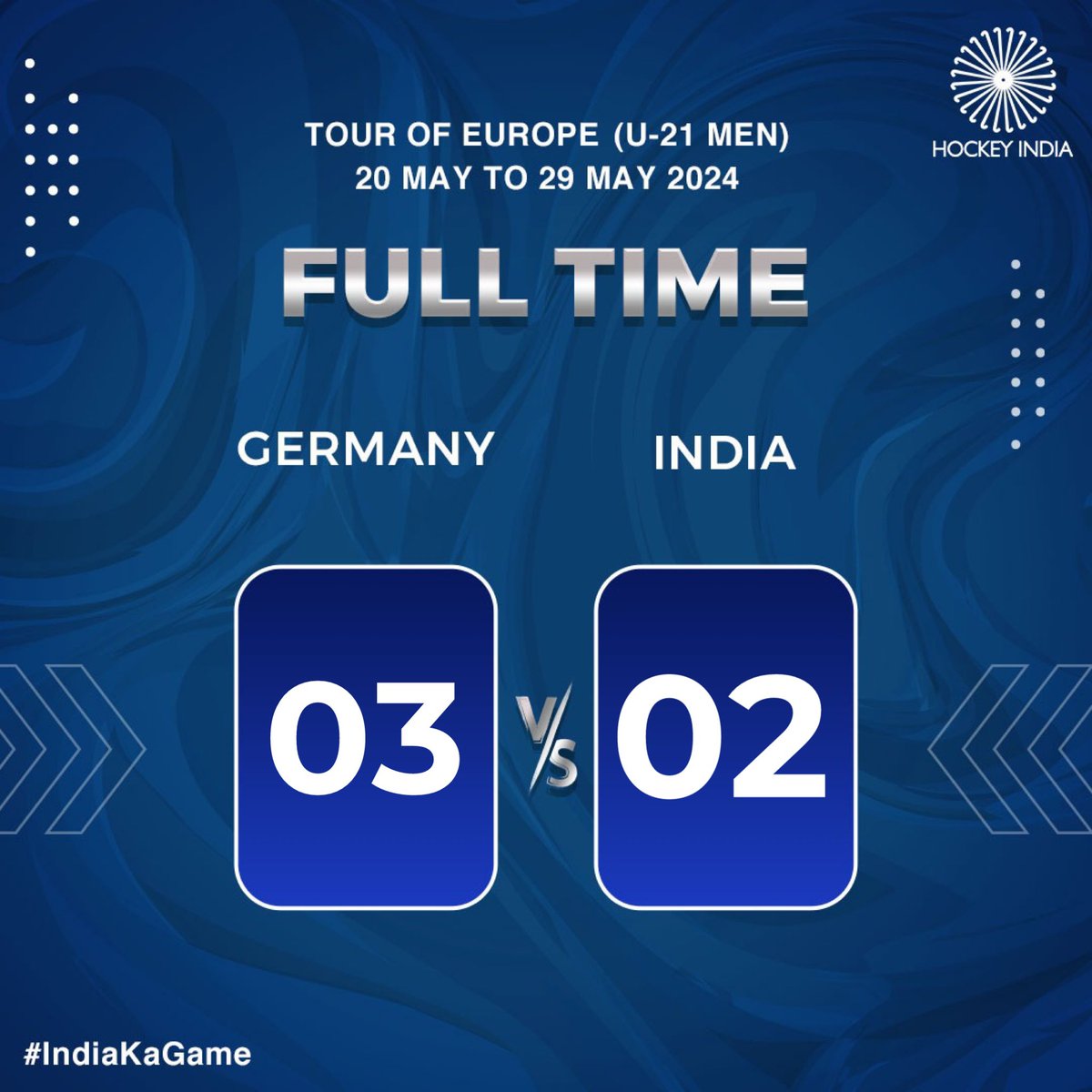 We left everything on the field , but today just wasn't our day. ❤️‍🩹🏑

#HockeyIndia #IndiaKaGame
.
.
.
.
@CMO_Odisha @FIH_Hockey @IndiaSports @Media_SAI @sports_odisha @Limca_Official @CocaCola_Ind