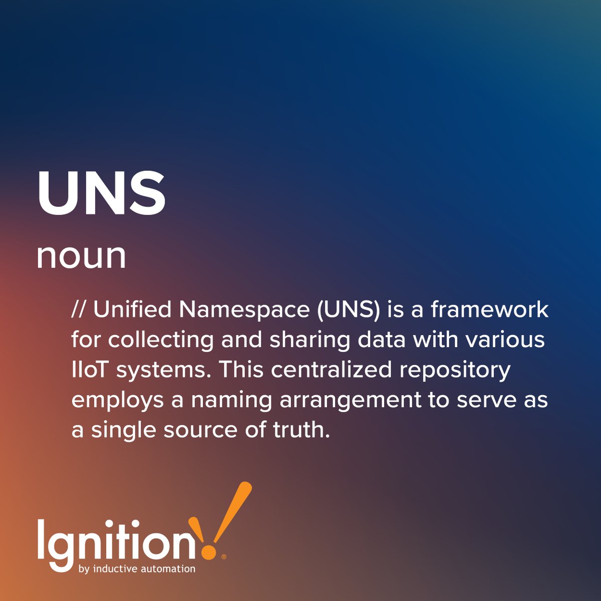 InductiveAuto's tweet image. Listen here to learn more about how to completely transform your organization with a #UnifiedNamespace, and how #Ignition #UDTs, #MQTT, and #Sparkplug play vital roles in creating one. bit.ly/4bAdScW