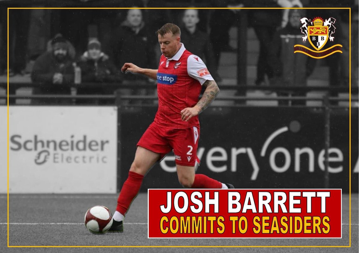 We are delighted to announce that Josh Barrett has agreed contractual terms with the club. Josh has most recently played for Scarborough Athletic who he joined in 2019. He can play in numerous positions inc. center half, full back and winger. picture credit: Scarborough Ath