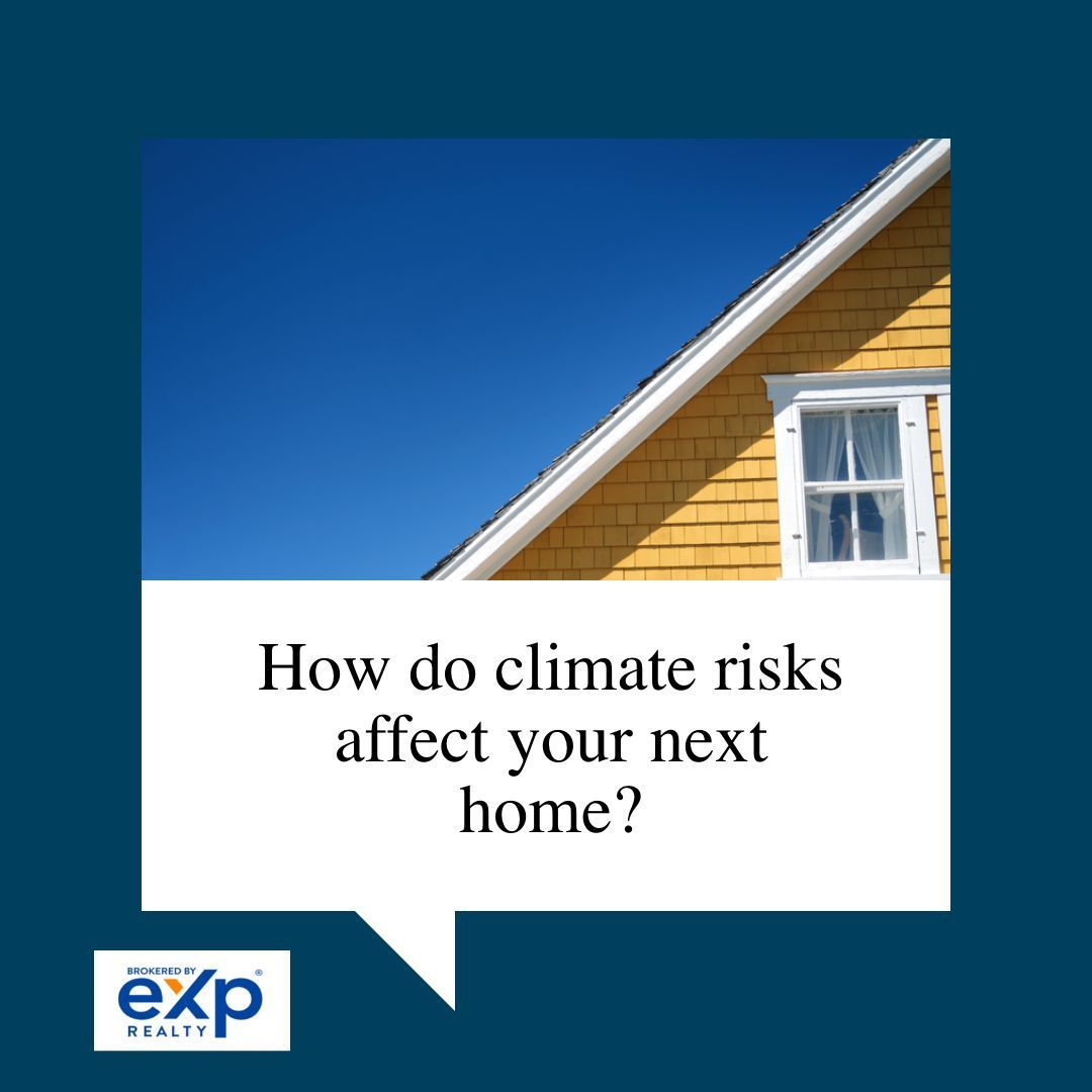 How Do Climate Risks Affect Your Next Home?

Climate change is an important factor to think about when buying a home. Let’s chat so you can find the perfect home. 

buff.ly/3WYp12T 

#exprealty #climatechange #losangeles #homebuyer #homeseller