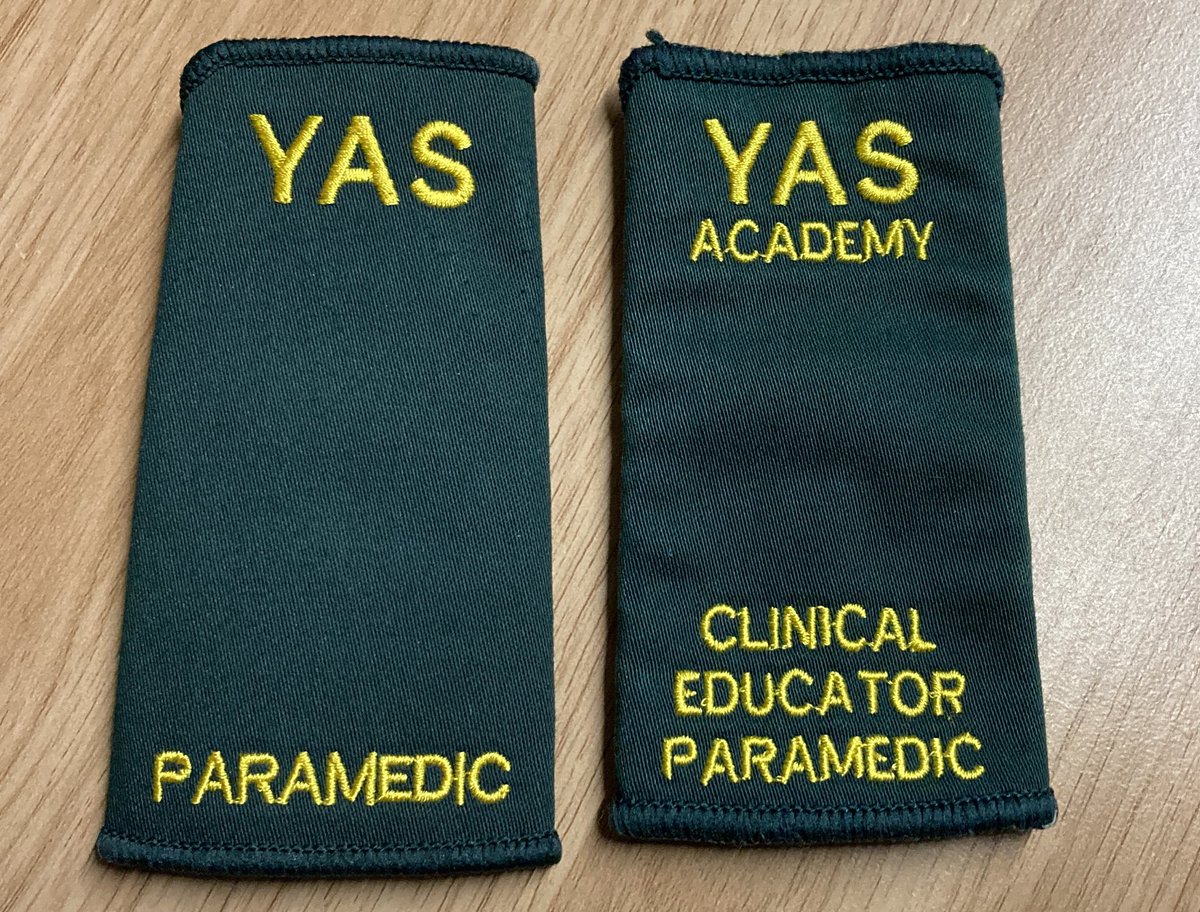 Ambulance shift yesterday with a former student who I helped to teach on both her ECA and AAP course <a href="/YAS_Education/">YAS Academy</a>. It’s really important for me to do regular shifts to keep my clinical and decision making skills sharp.

Before anyone asks, I didn’t wear one of each!
