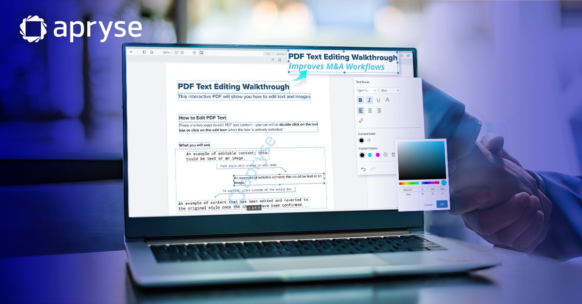Consolidating companies or their assets is typically a lengthy and complex process involving a lot of #negotiation, #collaboration, #financial and #legal considerations, #security, approvals, and paperwork. 

How PDF Text Editing Improves M&amp;A Workflows: brnw.ch/21wKdkZ