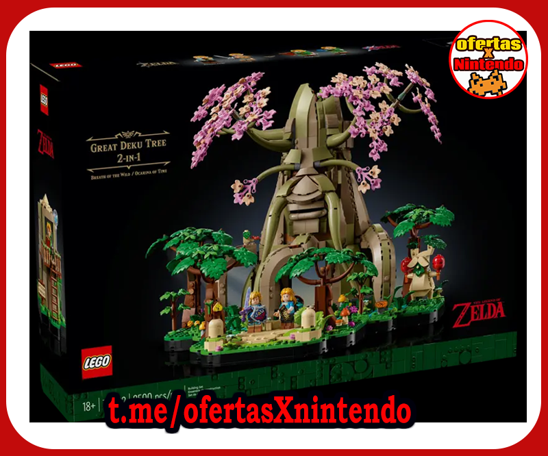 ofertasXjuegos's tweet photo. HEY LISTEN!!! RESERVAS ABIERTAS
Web Oficial LEGO España
#LEGO 77092 Gran Árbol Deku “2 en 1” con Envío Gratis
💫 https://t.co/DkLNF6TuV0
🎁 Lego Parque Acuático de regalo
#Zelda #LegoZelda #DekuTree #TLOZ https://t.co/gWXh9tEO83