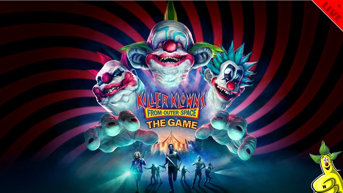 Killer Klowns From Outer Space The Game is out today (Pre-orders) and we are gonna take it for a spin! Loved the movie back in they day and re-watched my new 4K version of it last night to prepare for today! #KillerKlowns #BooYaKaShouw #HTG
Link to stream:
youtube.com/live/rpYcH5_Jj…