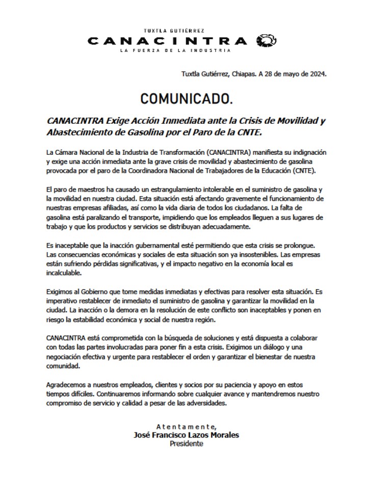 Canacintra_Tuxtla tweet media