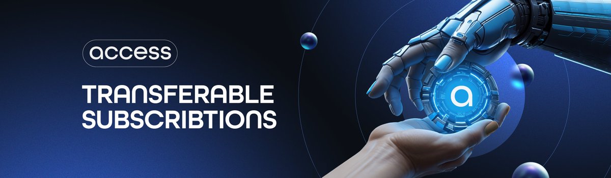 Transferable Susbcriptions are now live on hub.accessprotocol.co! Start minting your ACS wrapped subscriptions today. Enjoy a range of content across Crypto Media, Researchers, NFT Artists, Short Film Producers, and more! Also available on secondary via @tensor_hq!