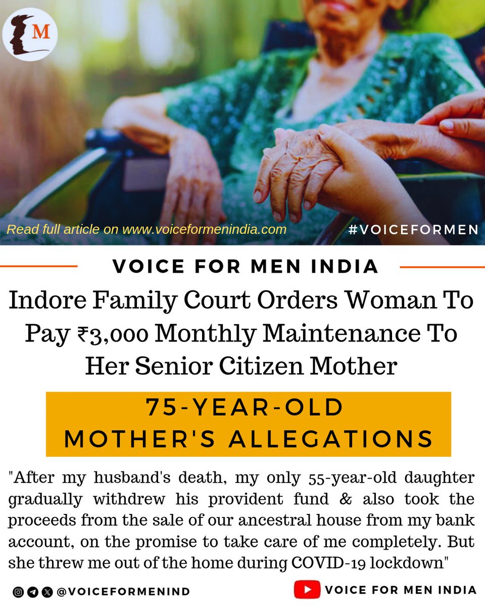 FOR ALL SENIOR CITIZENS | NEVER EVER GIVE YOUR MONEY TO CHILDREN WHILE YOU ARE ALIVE

▪️Woman loses her husband
▪️Her only daughter convinces her to sell their ancestral home & live with her
▪️In return, she promises to take care of her through old age
▪️In the interim, daughter