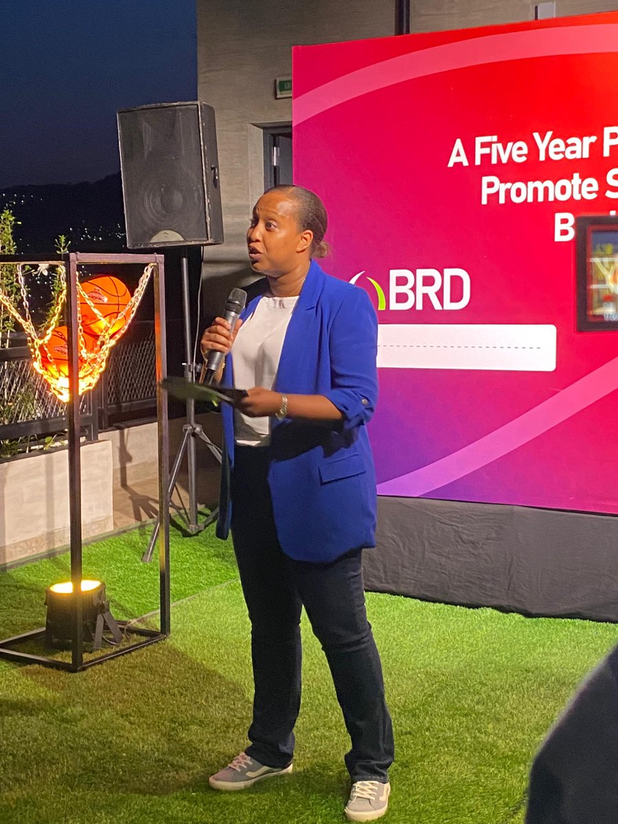 “Finally, we're in! @BRDbank has been in existence for 55 years, but we've never really been involved in #Sports, and yet, I think all of you are here because you already converted. There's a direct correlation between sports & development. It's been one of our biggest blind