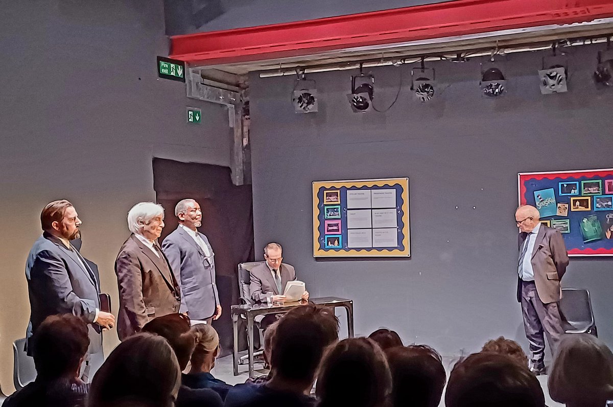 Thank you very much, Anti-Apartheid Legacy
<a href="/PentonStreetCML/">Anti-Apartheid Legacy</a> and the Joffe Trust for your kind support for my new play, The Rivonia Trial, a tribunal play as part of sa2024.org #sa30 at the <a href="/ParkTheatre/">Park Theatre</a>.  A staged reading premiered on Sunday night to a packed crowd.