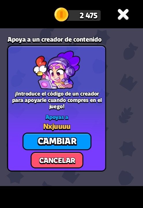 ¡Código "NxJuuuu" En la tienda de Squad busters!

Aca les dejo mi Código por si alguien lo quiere usar 🫶❤️

Disponible durante un mes (hasta el 29 de junio)