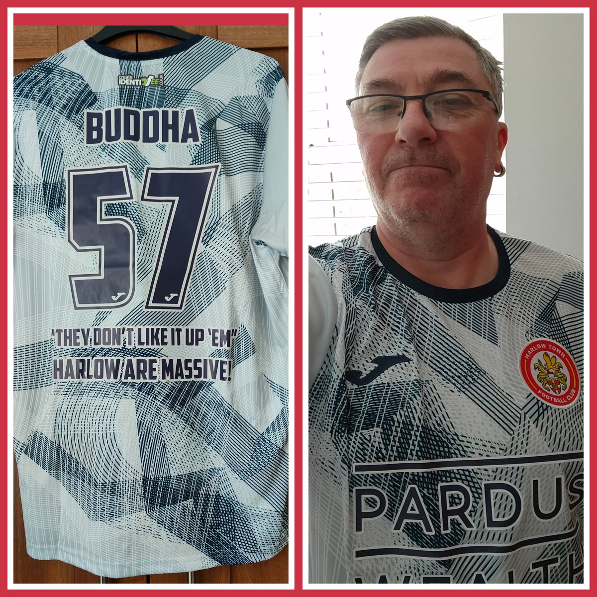 Today I picked up my new @HarlowTownFC away shirt ready for the new season. 
#Harlowaremassive #COYH