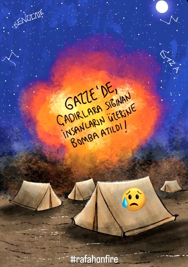 #RafahUnderAttack‌ Refah ölüyor,dünya izliyor #RafahtaSoykırımVar Ülkemde İ₺railli İstemiyorum #RafahtaOnFire💥 Allahım yardım et🤲 @Zeynnmbn @YunusB54680 @Trbz_29 @Sebahattinydnl @Neva2024 @Necmett39009791 @Fatihgrc1453 @elifkardagli1 @elfpars @Bilal__1453__ @4646Kkk @06mkpeker