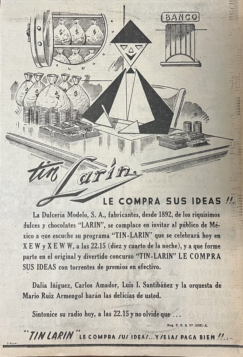 Así nos invitaban a escuchar la radio en los años 40 del siglo XX. Te esperamos para que explores la hemeroteca📰 de la #BibliotecaLerdo📚. Visita este recinto en República de El Salvador 49, Centro Histórico de la CDMX. Lunes a viernes, de 9 a 18, y sábados de 10 a 14 horas.