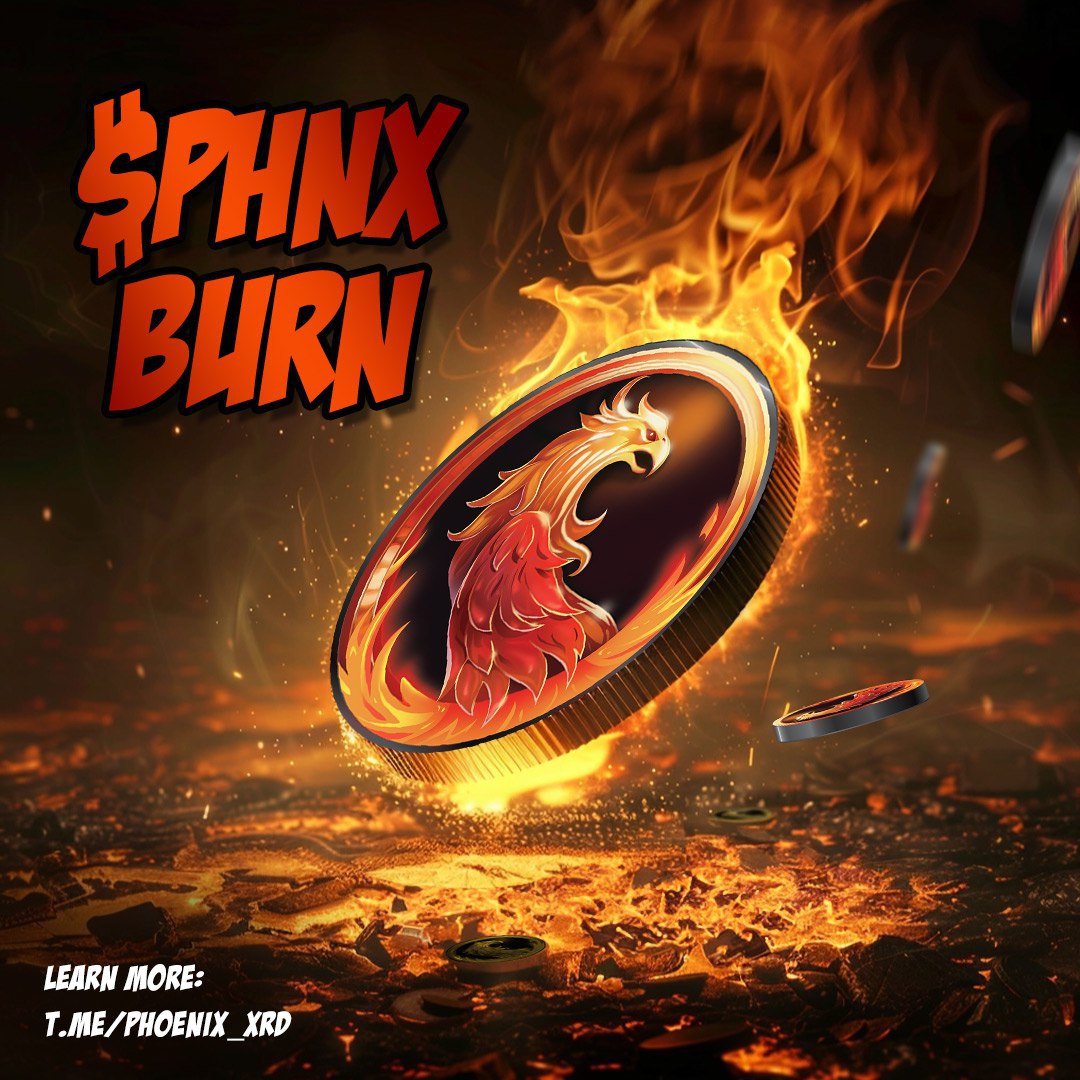 NEW BURN & INVESTMENT
As you know Monday, it is burn day! So yesterday, we burned 53k from the LP rewards of the team + 573k from the trading to buy back & burn = 626,629 $PHNX.
From the start, we burned 16.9m $PHNX which represents 1.9% of the original total supply.