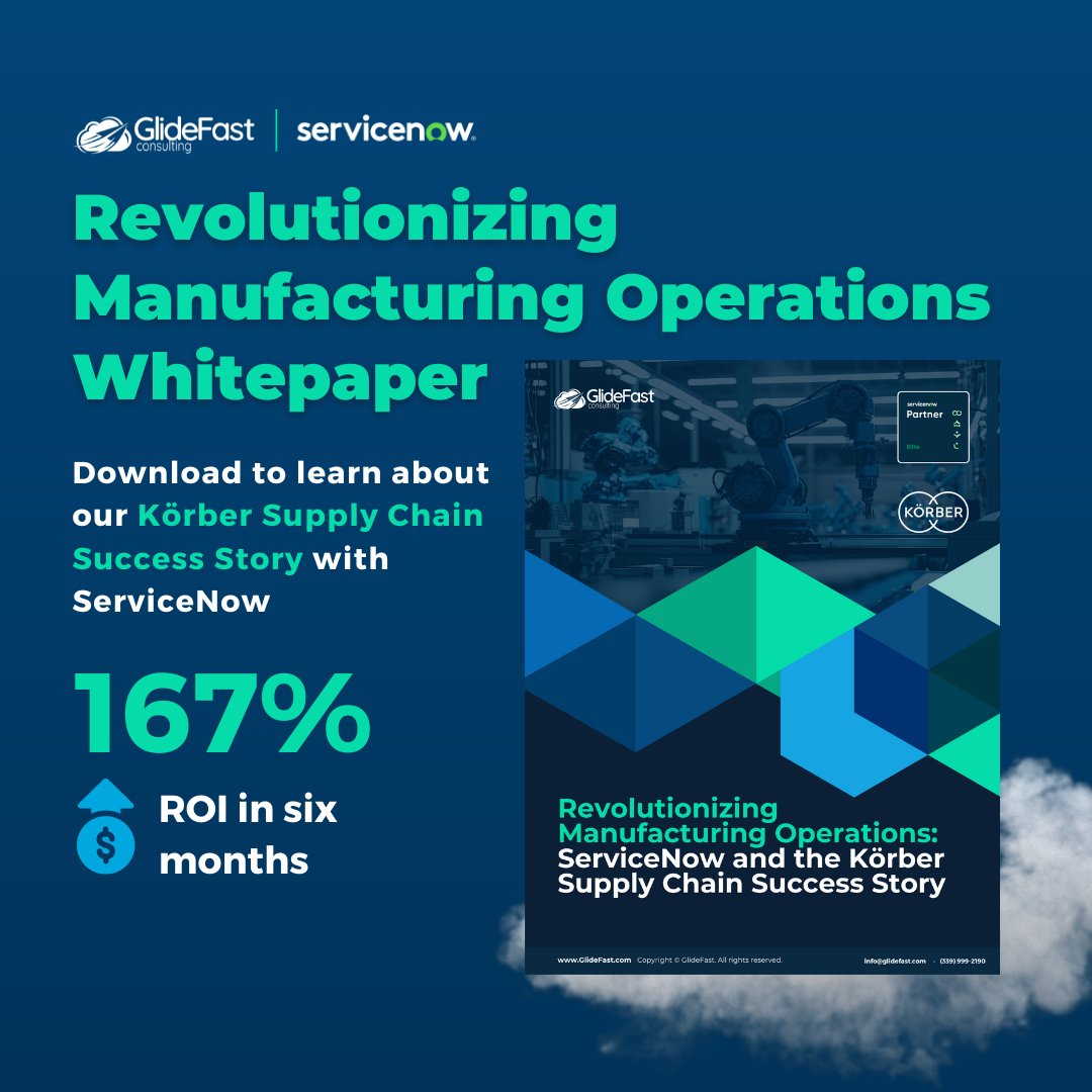 🚀 Dive into the transformative world of #ServiceNow for manufacturing with our latest whitepaper! Learn how we revolutionize commercial operations for companies like Körber Supply Chain, enhancing efficiency, visibility, and customer satisfaction.  bit.ly/3XaYPCj