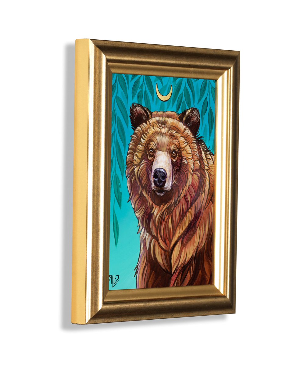 This painting is available now! She does look much better properly photographed and framed. 

#greekmythology #oilpainting #bear

For those interested everydayoriginal.com/product/callis…