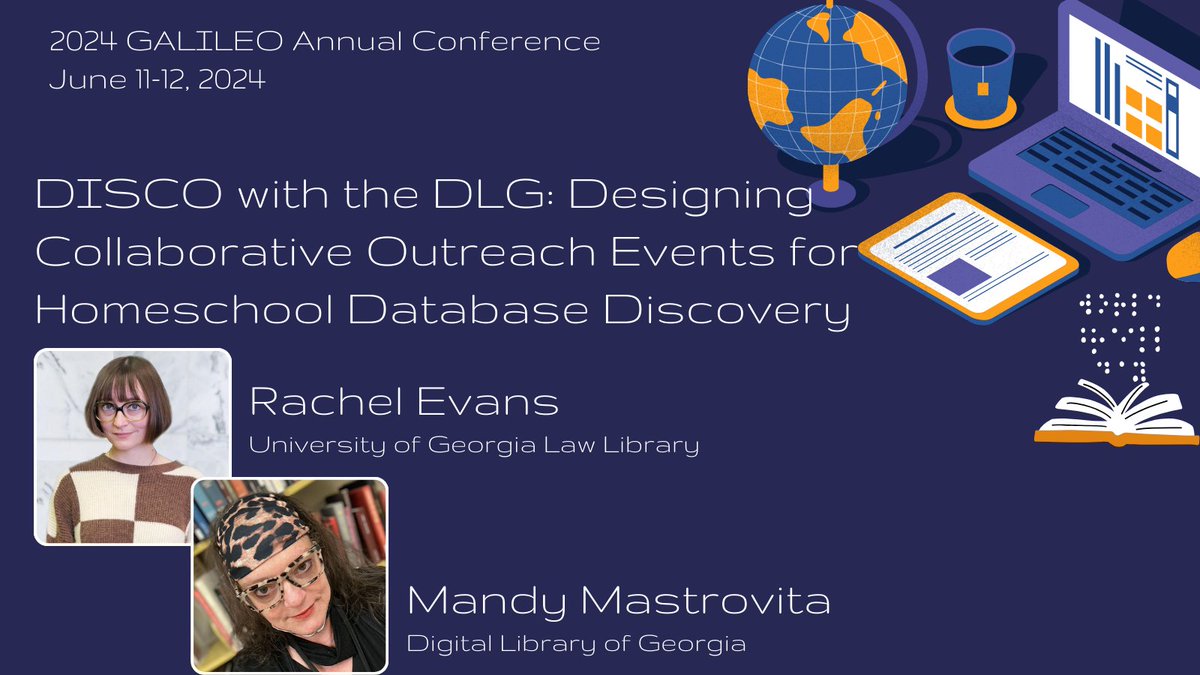 Our (virtual) annual conference is in 2 weeks. We have great, informative sessions happening over 2 days, including this one by <a href="/ugalibs/">UGA Libraries</a> &amp; <a href="/DigLibGA/">DigitalLibraryofGA</a> representatives. Act now; registration will close next week!

Register: about.galileo.usg.edu/conference

#GeorgiaLibraries #GALILEO2024