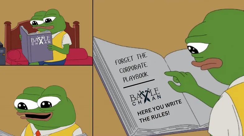 Revolutionizing the concept of social media platforms, <a href="/battlechan_/">BattleChan :⚔️🔼🔽</a> emerges as a platform with these features:

• Decentralized Governance 
• Blockchain-Powered Security and Privacy
• Tokenized Time-Based System

One thing interests me, unlike every other platforms, where only