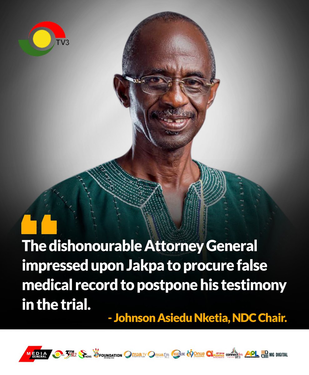 Godfred Dame violently violated the legal professionals code. This gross professional misconduct by no less a person than the AG is reprehensible and totally unpardonable. - Johnson Asiedu Nketia, NDC Chair

#OnuaTV #OnuaNews