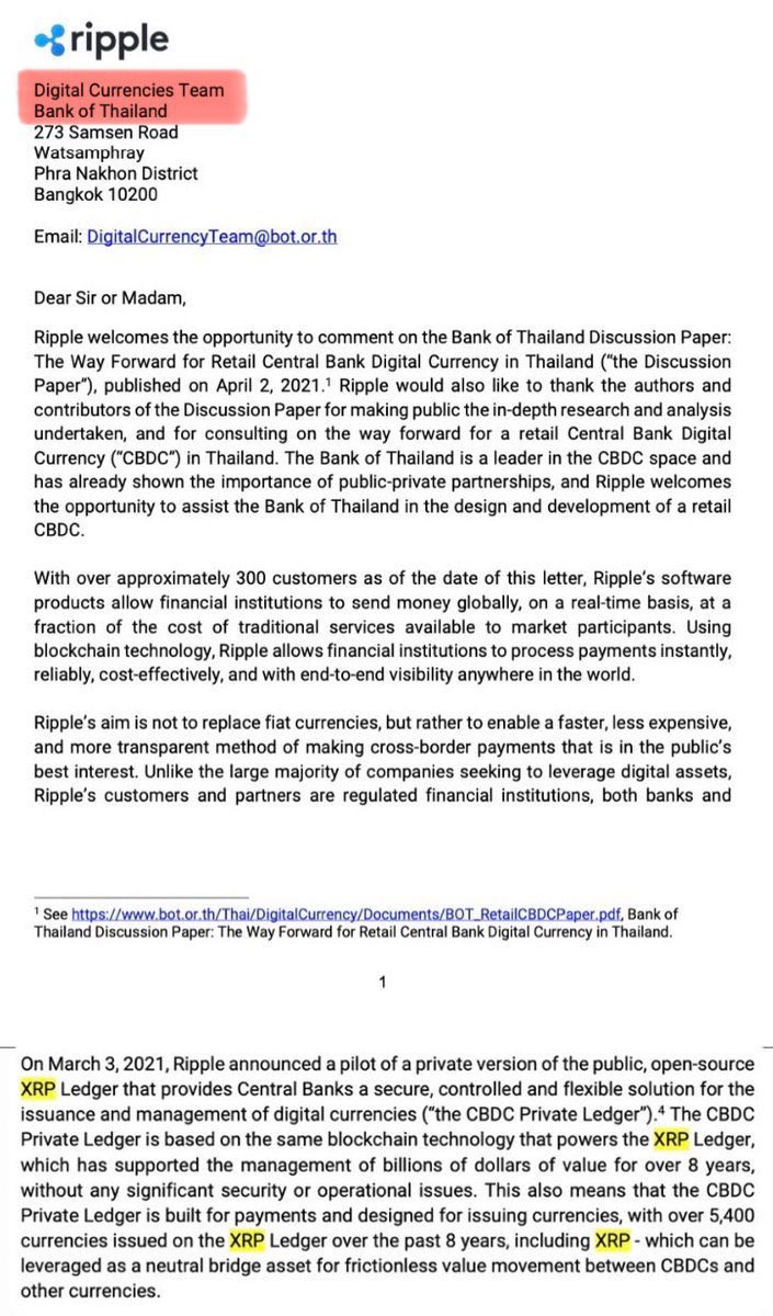 Thailand 🇹🇭, another country that has been communicating with @Ripple in regards to $XRP ‘s adoption just applied to join #BRICS. #BRICS nations are in love with $XRP 👇