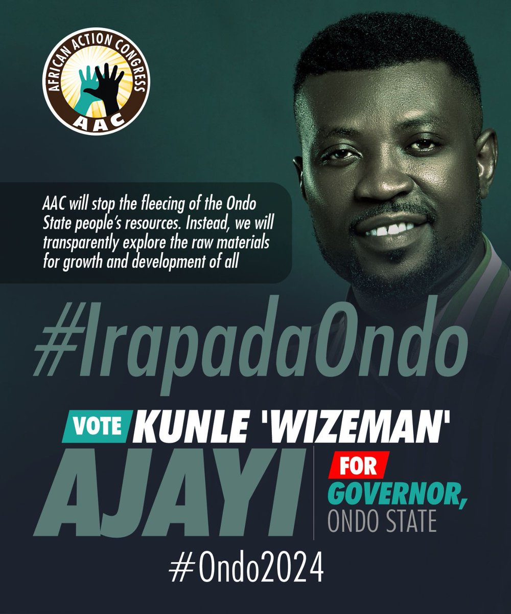 Take a moment to appreciate the brilliant and revolutionary mind  AAC is fielding for governor in Ondo State
#IrapadaOndo