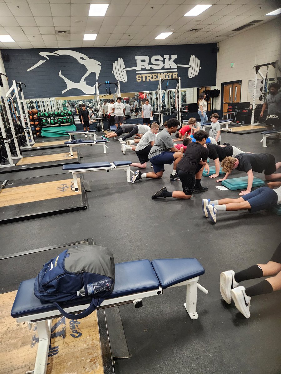 Kellis Freshman putting in work!! <a href="/KellisFootball/">Cougars Football</a>