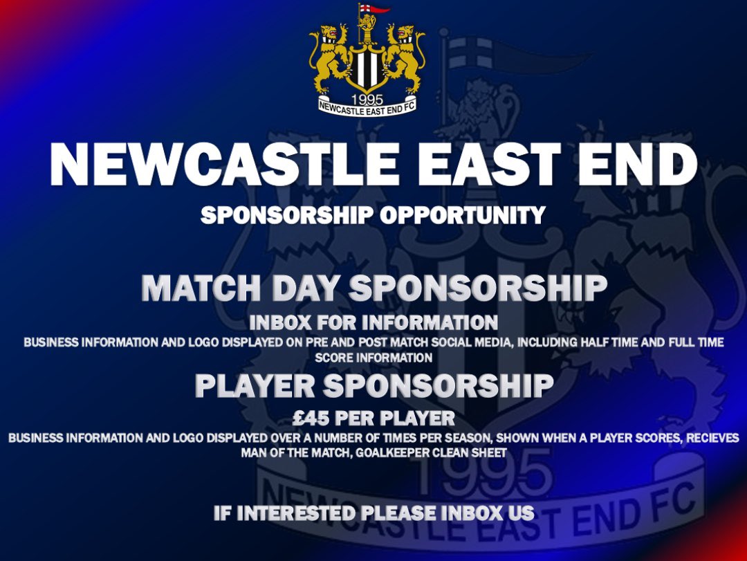 🔵SPONSORSHIP OPPORTUNITY🔵