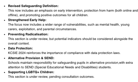 #PSHE: DfE publishes 'Keeping Children Safe in Education': Statutory guidance for schools and colleges on #safeguarding children and safer recruitment: gov.uk/government/pub… Summary of the changes: