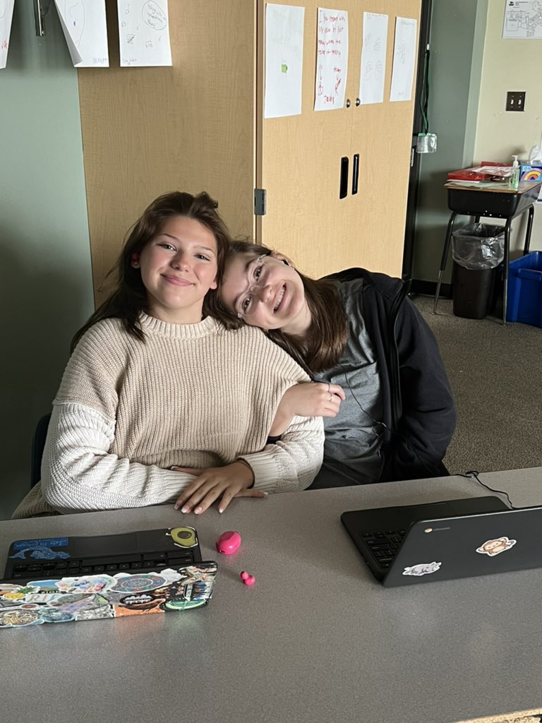 Our 7th graders are hard at work creating their podcasts!