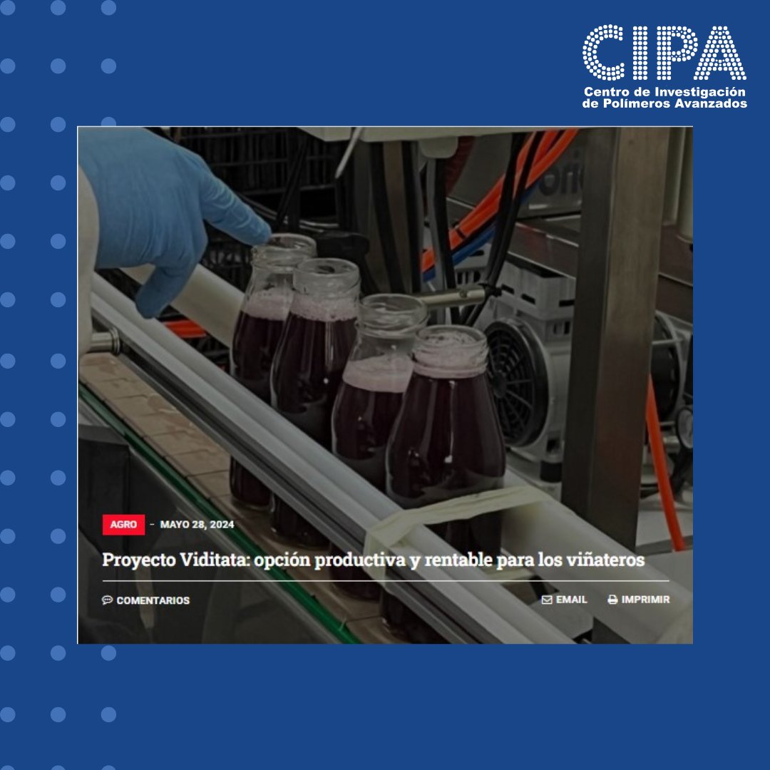 #CIPAEnPrensa <a href="/TradeNewscl/">Trade-News.cl</a> destaca proyecto ejecutado en la comuna de San Nicolás que busca ser una opción productiva para los viñateros. 
trade-news.cl/2024/05/28/pro…