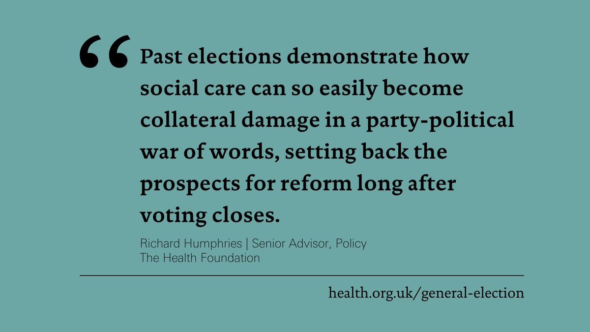 My thoughts on the prospects for #socialcare in the #GeneralElection campaign - health.org.uk/news-and-comme… @HealthFdn