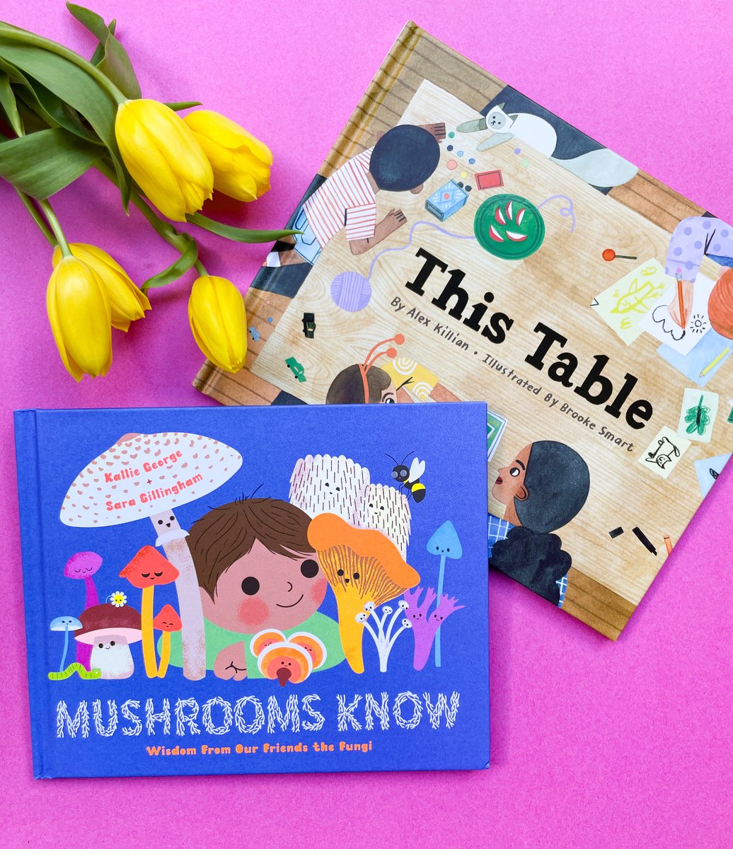 Mushrooms Know and This Table hit the shelves today! Which one are you going to read first? 🍄💫 #picturebooks #newbooks