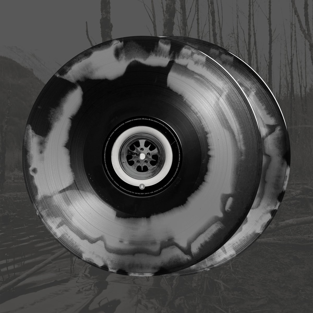 demonhunterband's tweet photo. IT'S HERE. Summer Of Darkness on 2xLP vinyl. 20-page large format booklet w/ extensive liner notes by Ryan Clark, 24x24 foldout poster, silver metallic ink throughout. 4 color variants, each limited to 500. https://t.co/q9APR1Ov6F https://t.co/zILS1AiyXj