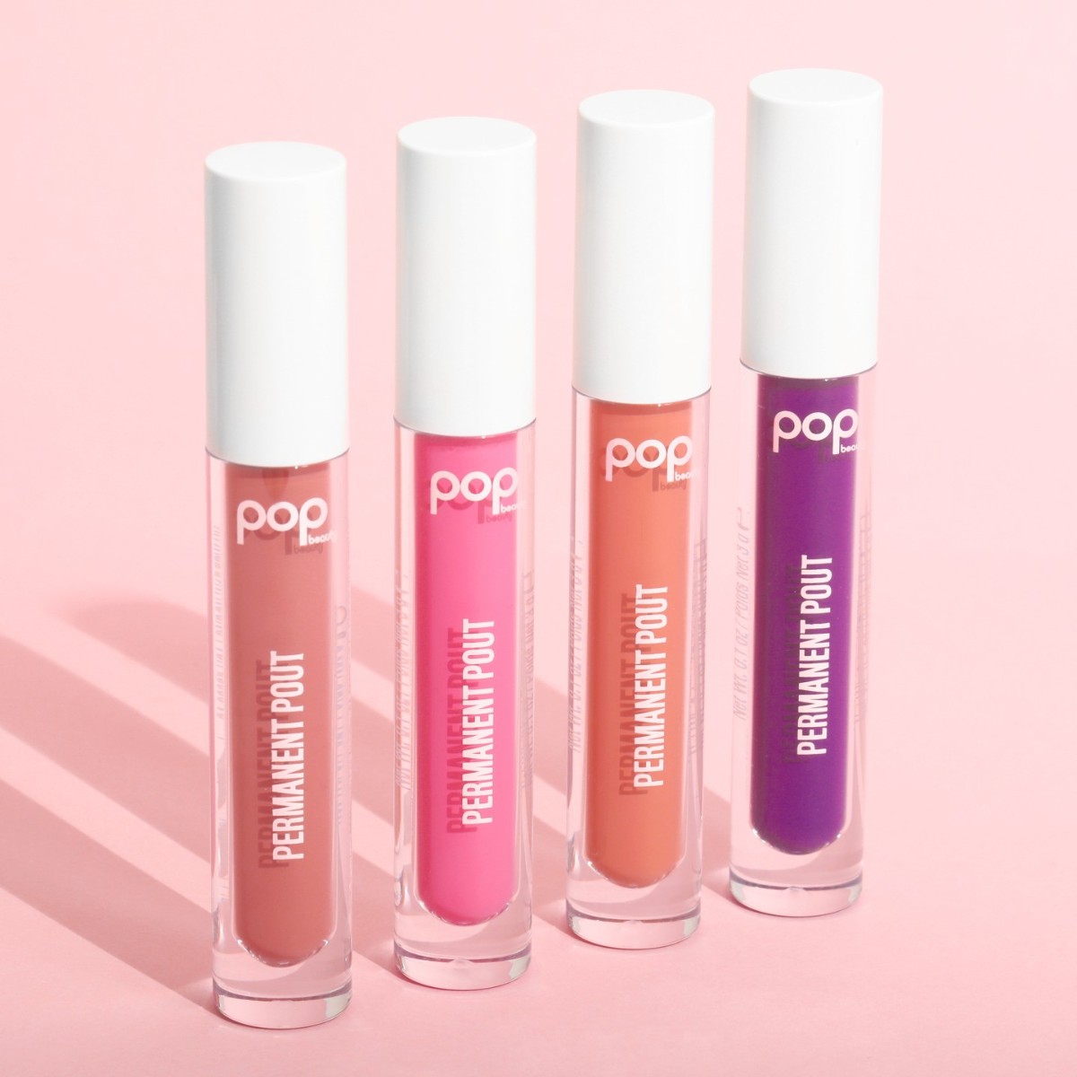 Pop_Beauty's tweet photo. The starting line-up in pout perfecting lippies! We present our full coverage, no smudge, no budge liquid lip paints, Permanent Pouts.

🤎 Bare Blush
💗 Power Pink
🧡 Butter Babe
💜 OMG Violet

They’re not called Permanent Pouts for nothin’! 😉

#POPbeauty #Makeup https://t.co/jumPxmADrv