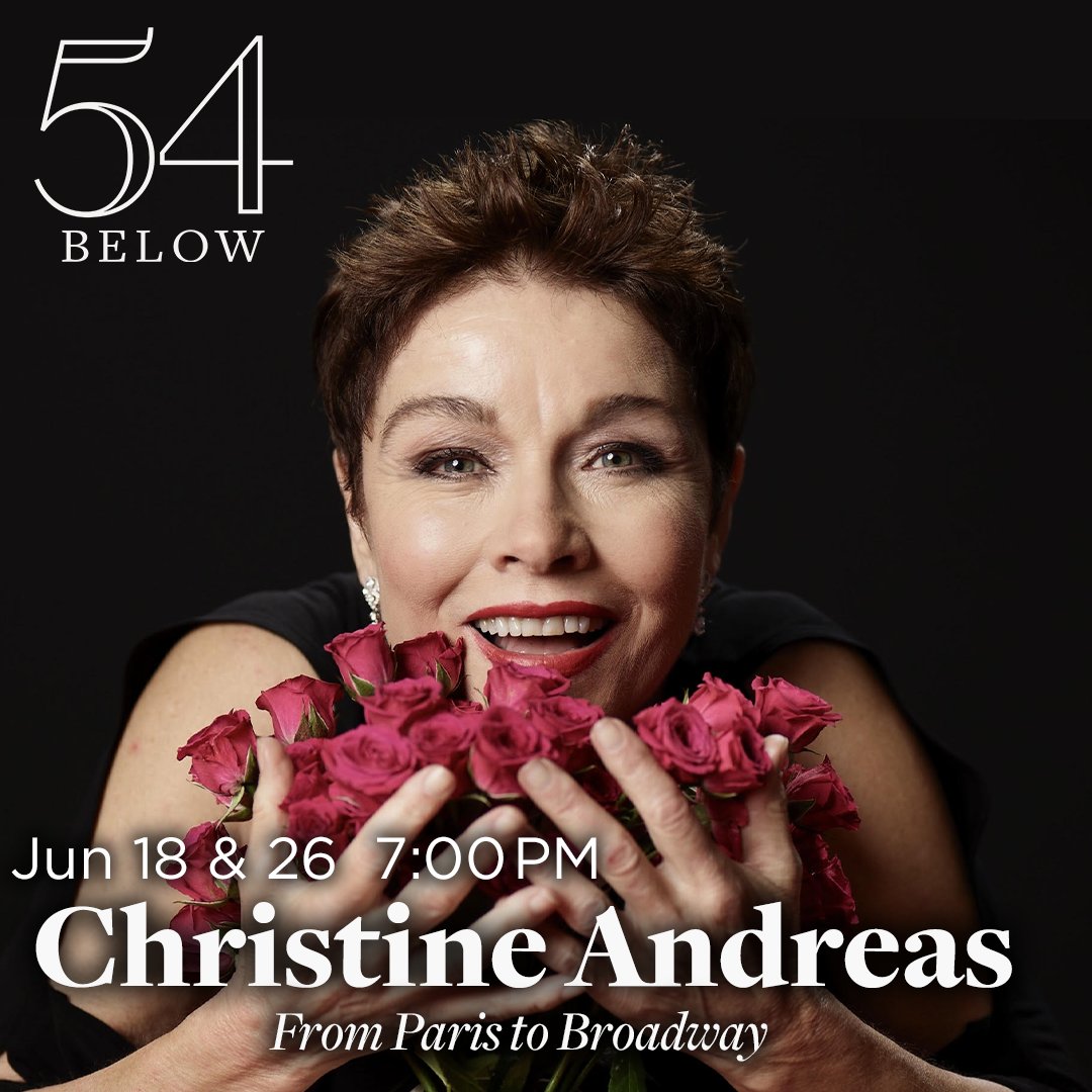 Explore Paris, Pigalle, and Broadway with 2-time Tony nominee @christinandreas! The leading lady left The New York Times “thunderstruck” and audiences “electrified.' Now she's back with her hit show, and you'll want to take this trip! 54below.org/ChristineAndre…