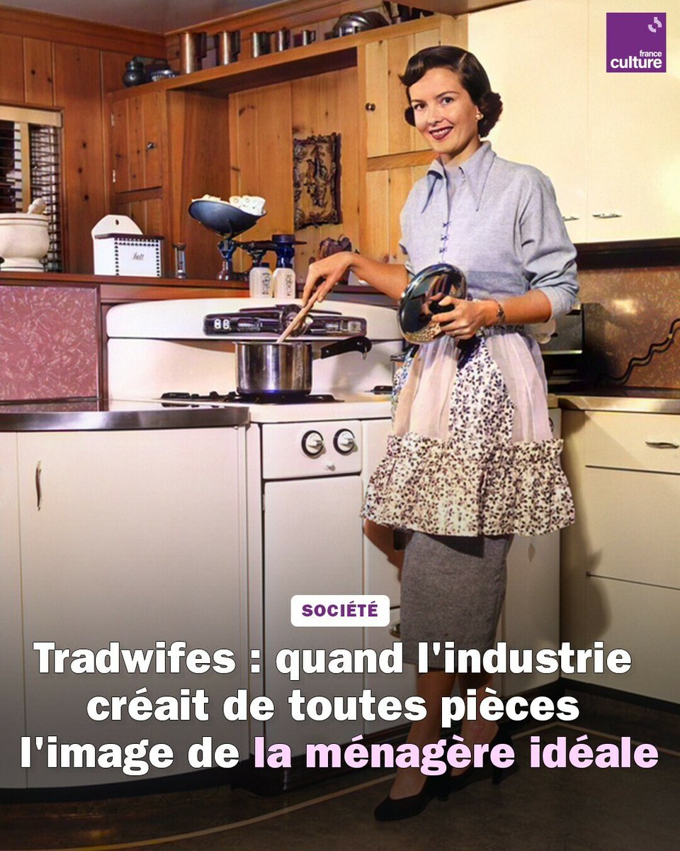 On vous présente Betty Crocker, la ménagère idéale de l’Amérique des années 1940, mais aussi… un personnage inventé de toutes pièces par des publicitaires. ➡️ l.franceculture.fr/8eO