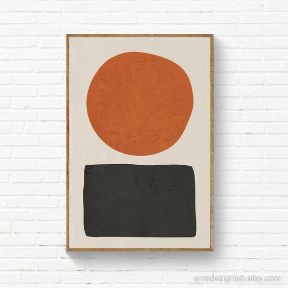 Burnt Orange & Black Minimalist Abstract, Organic Shapes Circle Art, Bedroom Print, Living Room Minimalist Art by EmcDesignLab #ModernDesign #AbstractArt #MidCenturyModern #InteriorDesign #ColorfulArtworks #AbstractPrints #ModernDecor 
ift.tt/koWlC1X