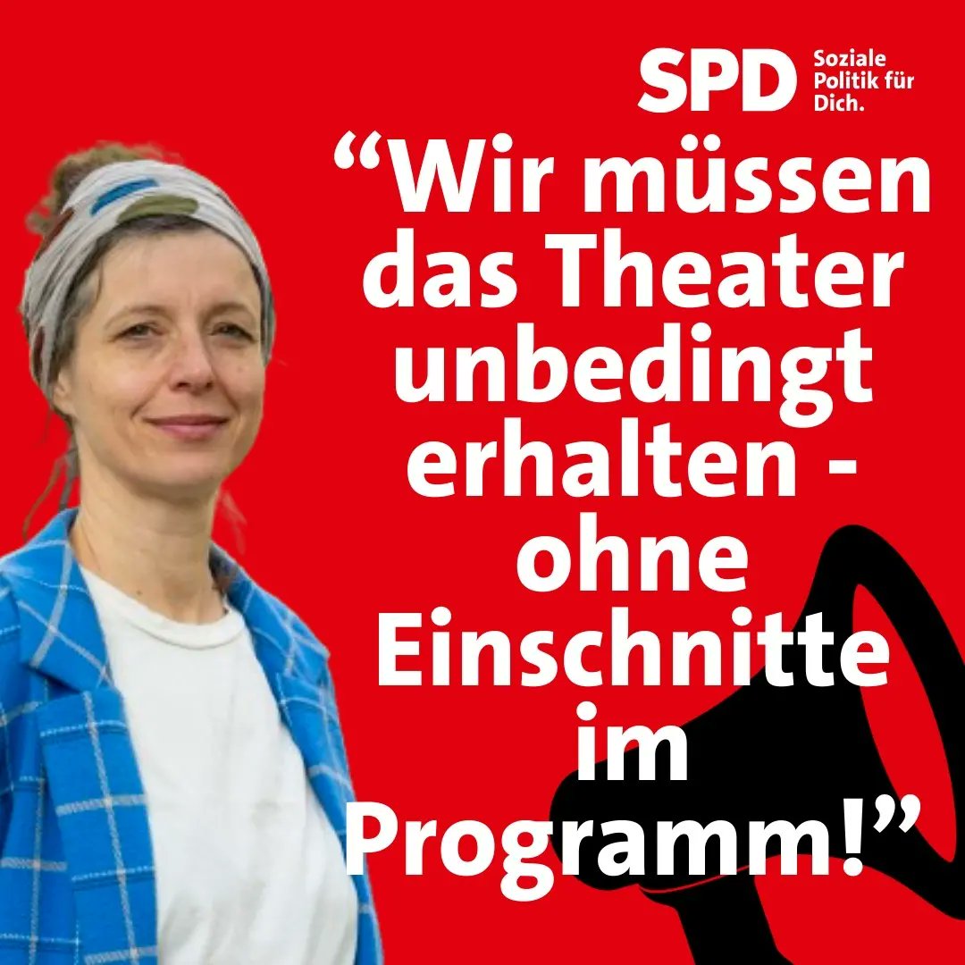 spdzittau's tweet photo. "Theater unbedingt erhalten!" - Das ist ein Schwerpunkt von Janina Pallmann unserer Kandidatin auf Listenplatz 2 für die Stadtratswahl in #zittau. Zudem sind der Familienhelferin sichere Schulwege unserer Kinder sowie die Überwindung von Sprachbarrieren im #dreiländereck wichtig. https://t.co/EpQuvlpStj