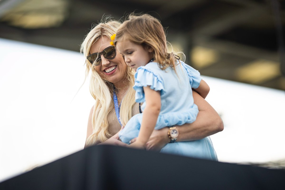 One of the best parts of the #Indy500 is watching our girls take it all in & seeing it through their eyes. They point out the fans, instruments from the band, race cars/team & national anthem w/the flyover.🇺🇸Memories that will stay w/us forever, no matter the outcome of a race.🤍