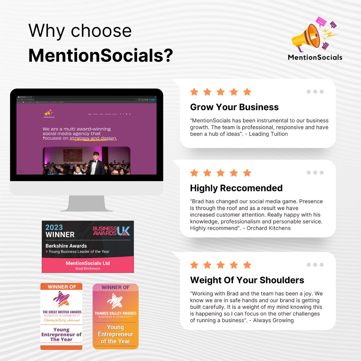 Why choose @MentionSocials? 📱

We'll let our results do the talking for us...

Get in touch today for multi-award-winning social media management for your business! 👇🏻

mentionsocials.com

#socialmediamanagement #marketingforyou #marketing #smallbusinesses